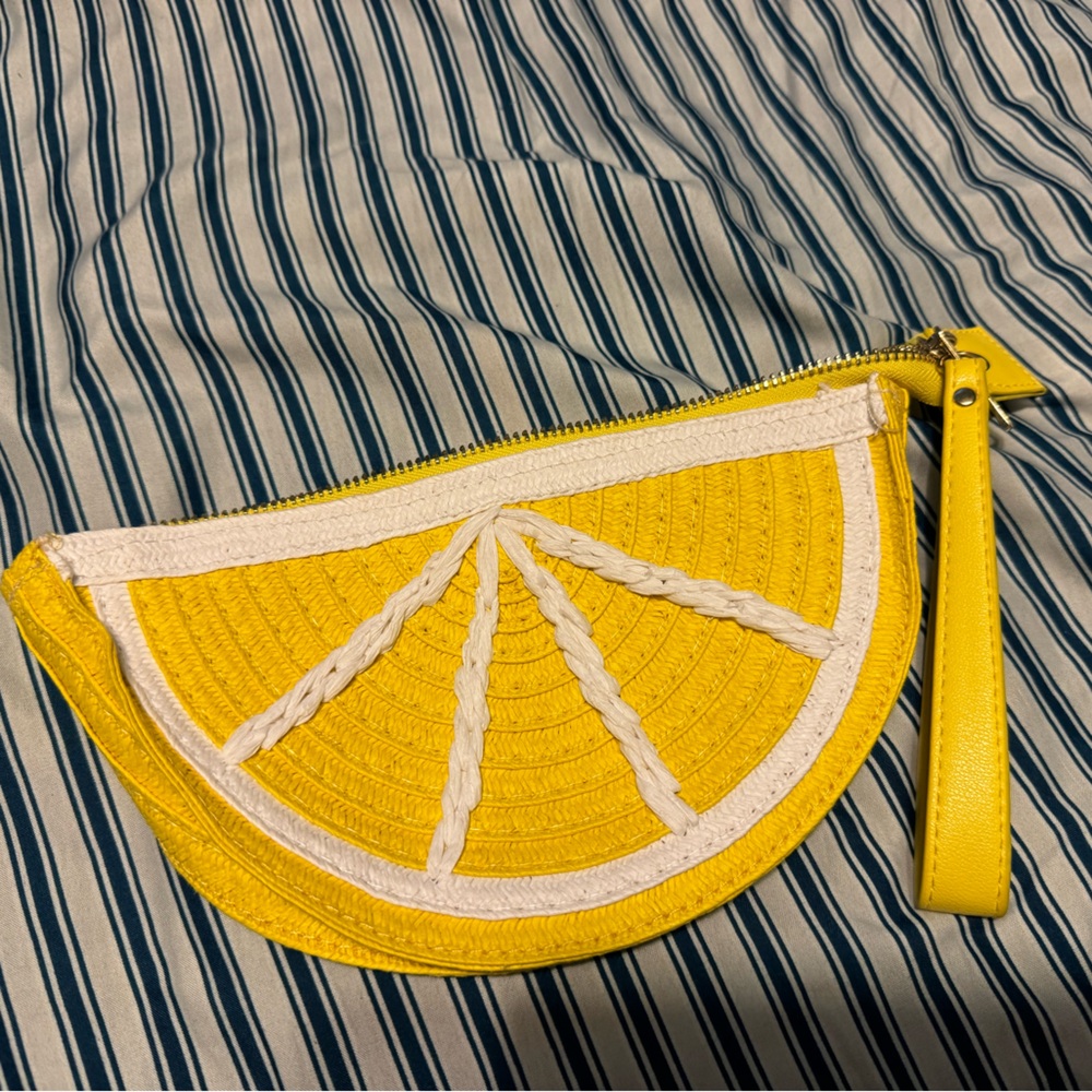 Simple lemon bag/pouch